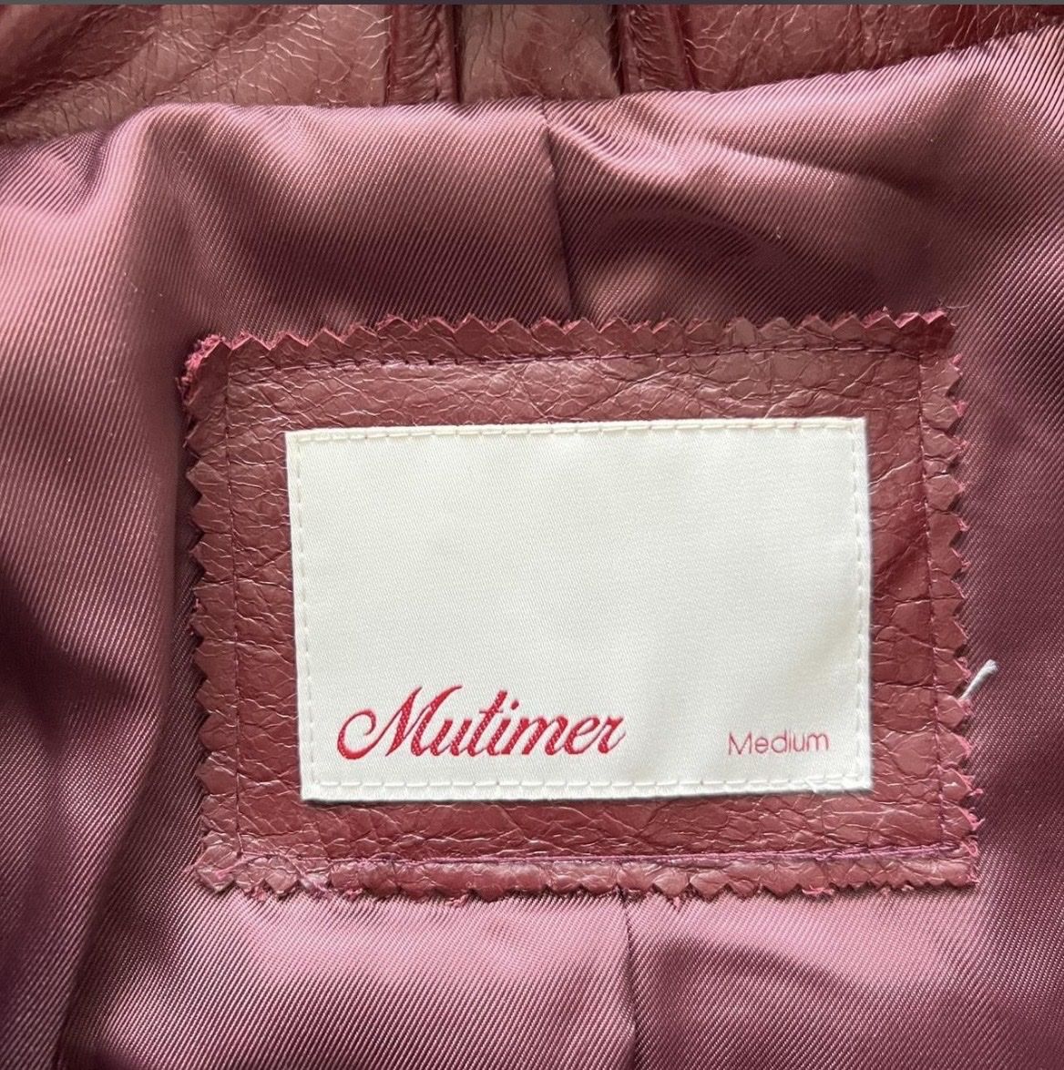 Giacche: Mutimer Lederjacke in Bordeaux Grösse M NEU – Nuovo e nell'imballaggio originale da St. Gallen venduto da ome_g8v2 3