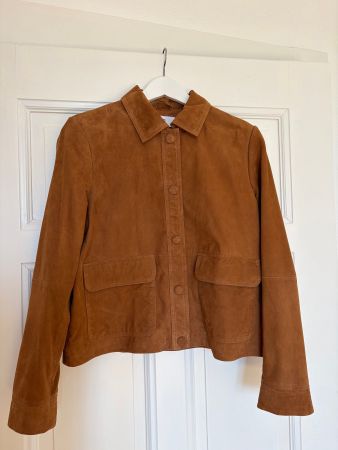 Veste en cuir (daim) La Redoute