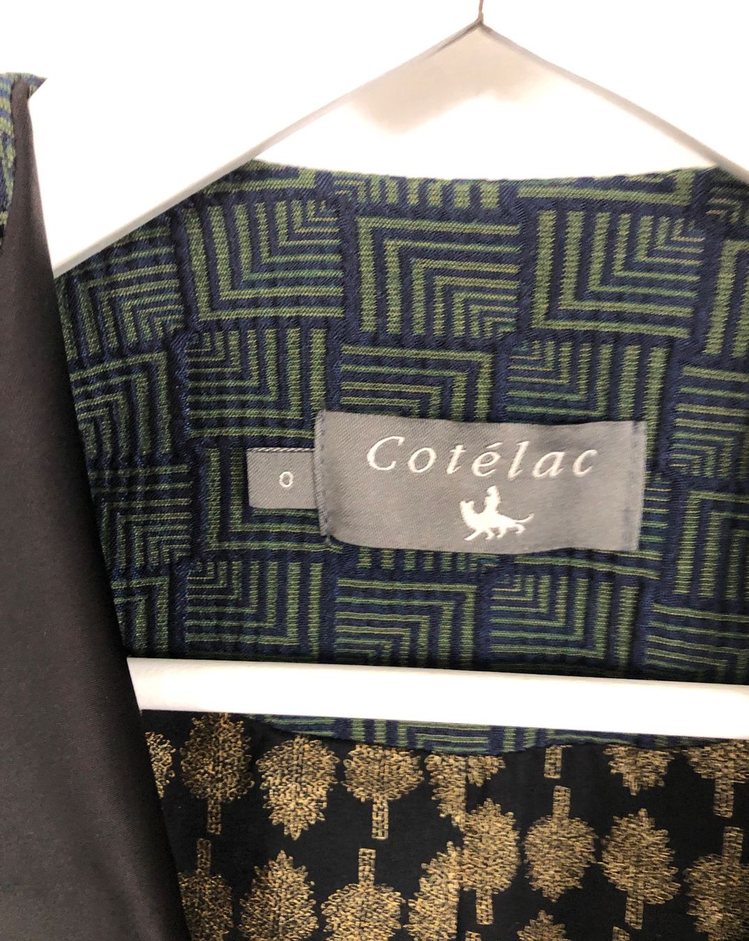 Giacche: Blazer asymétrique Cotélac vert texturé taille 0 / 34 – Nuovo e nell'imballaggio originale da Coppet venduto da Vanessamode 7