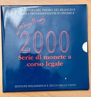 Italien KMS 2000 – 12 Lire-Münzen inkl. 2 Silber 500 & 1000