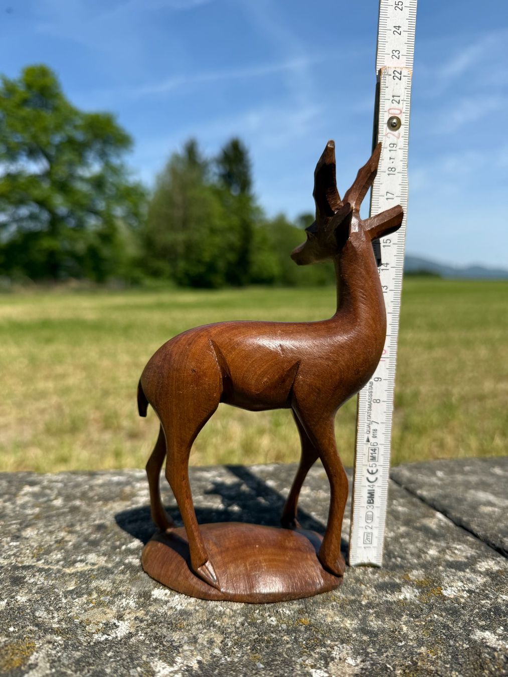 Statuette: Holzschnitzerei  Reh  60ties / 70ties – Usato da Subingen venduto da ArtBead 6