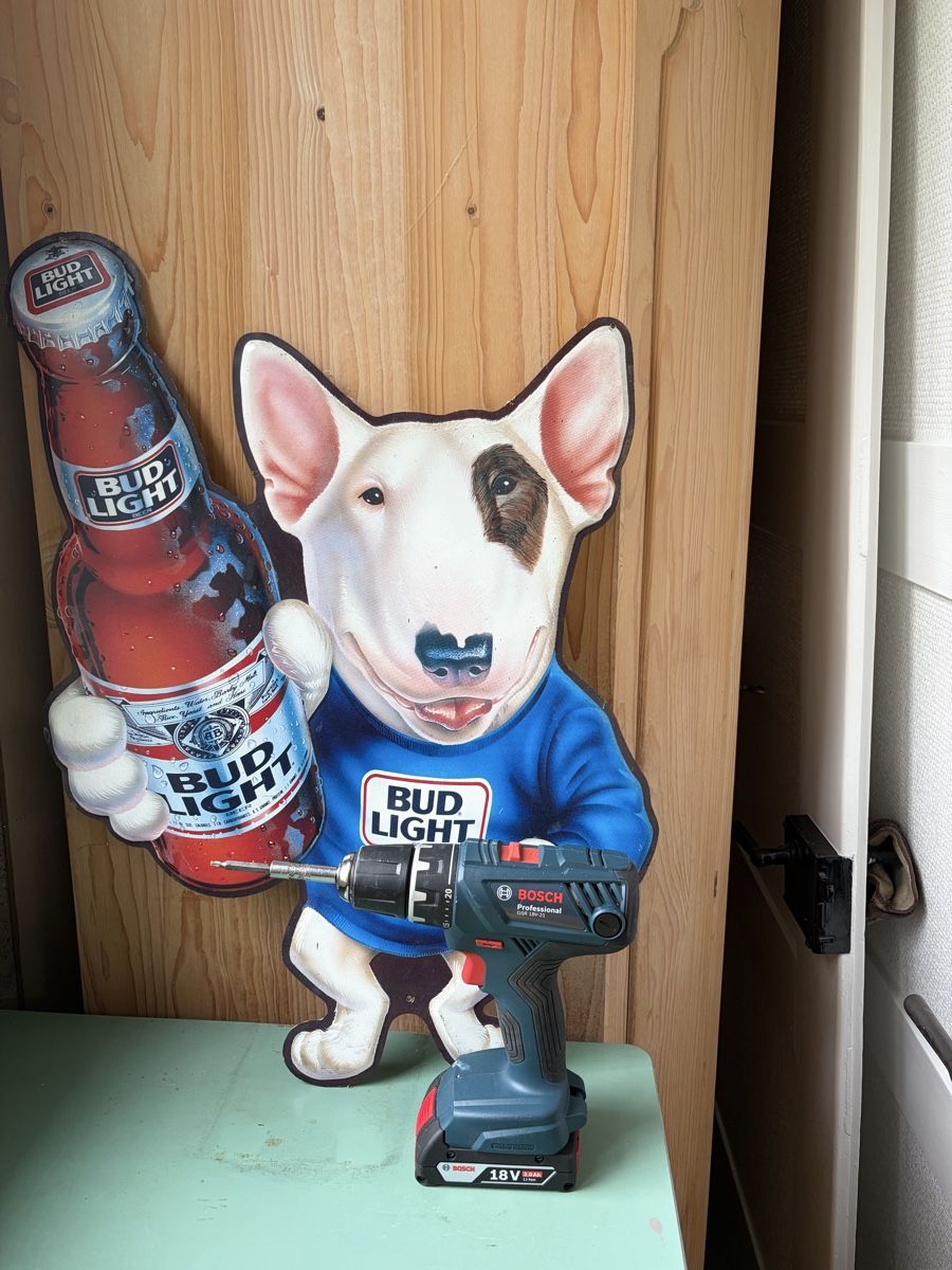 Insegne: Grosse Blech Bud Light Tafel 1989 – Usato da Laupen ZH venduto da atmagym 1