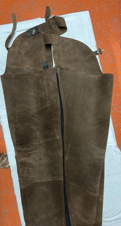 Reitchaps Leder braun JP