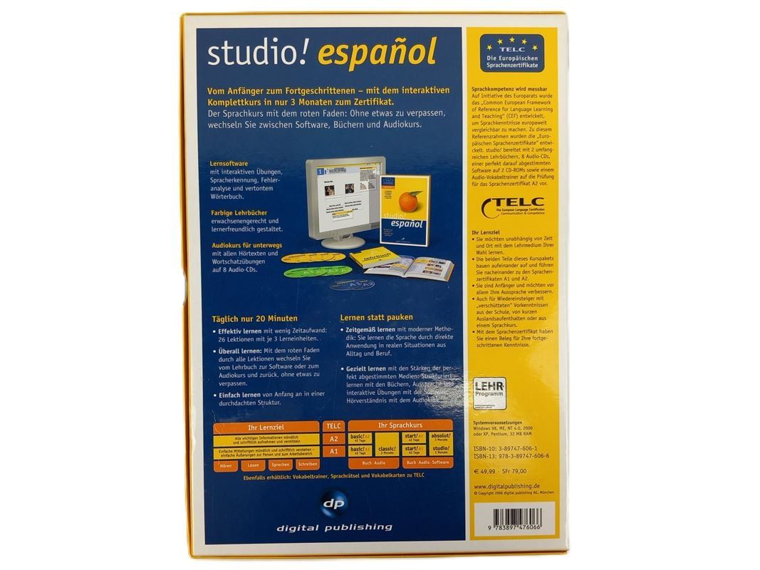 Bücher: TELC "studio! español" Lehrbücher mit Lernsoftware – Gebraucht aus Hünenberg von Restwert_Zug 4