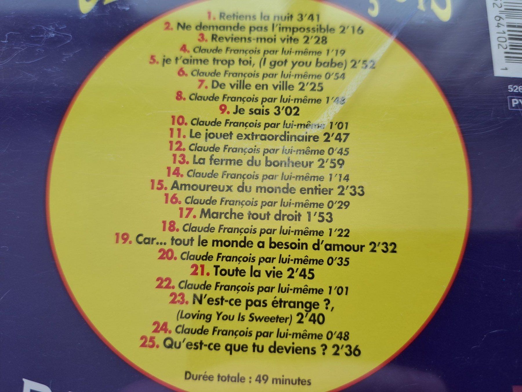 CD: Cd Claude François - par lui-même  – Usato da Pully venduto da bro_n52j 4