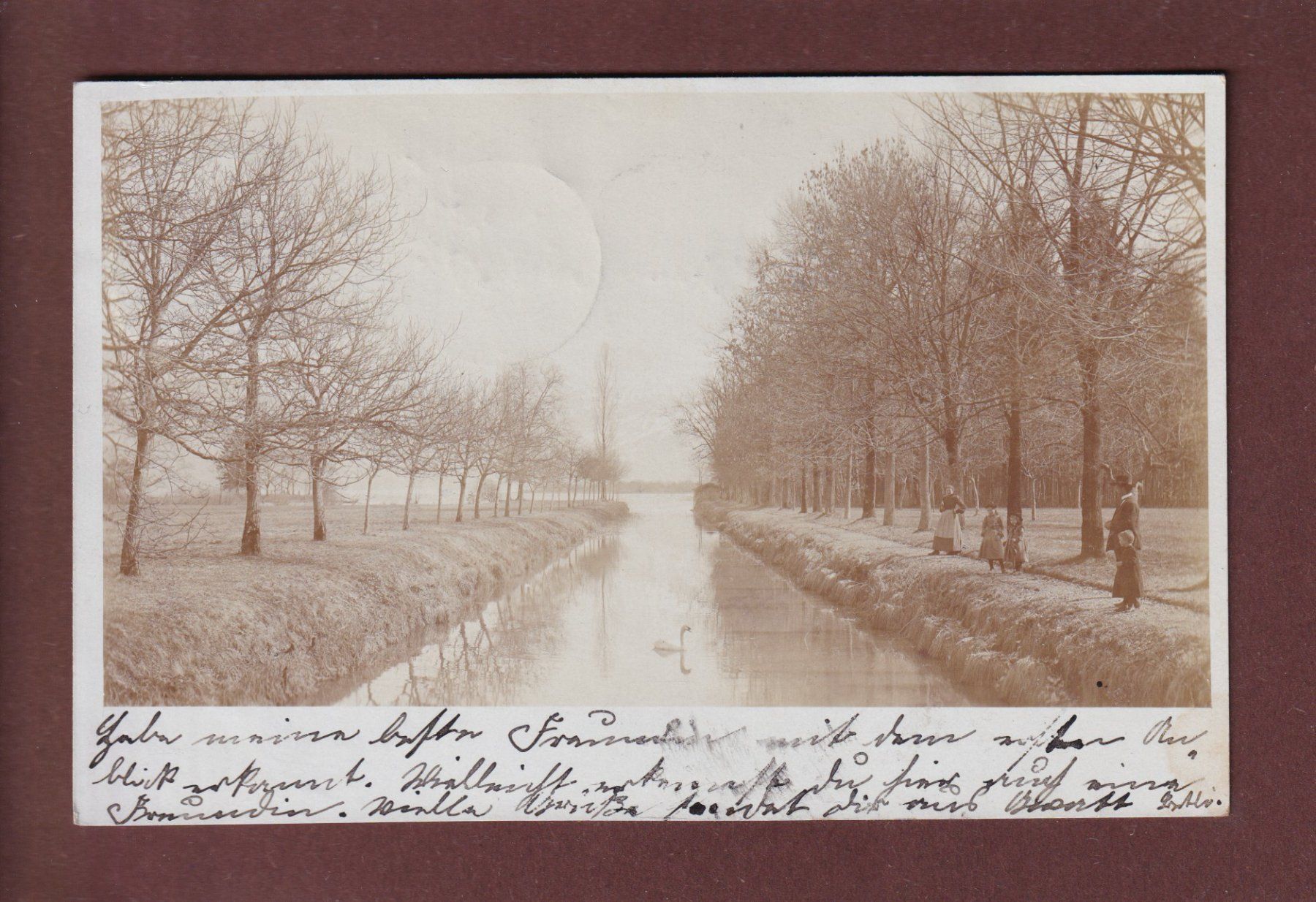 Cartoline postali: Photo - CANAL - 1903 – Usato da Pully venduto da nicecards