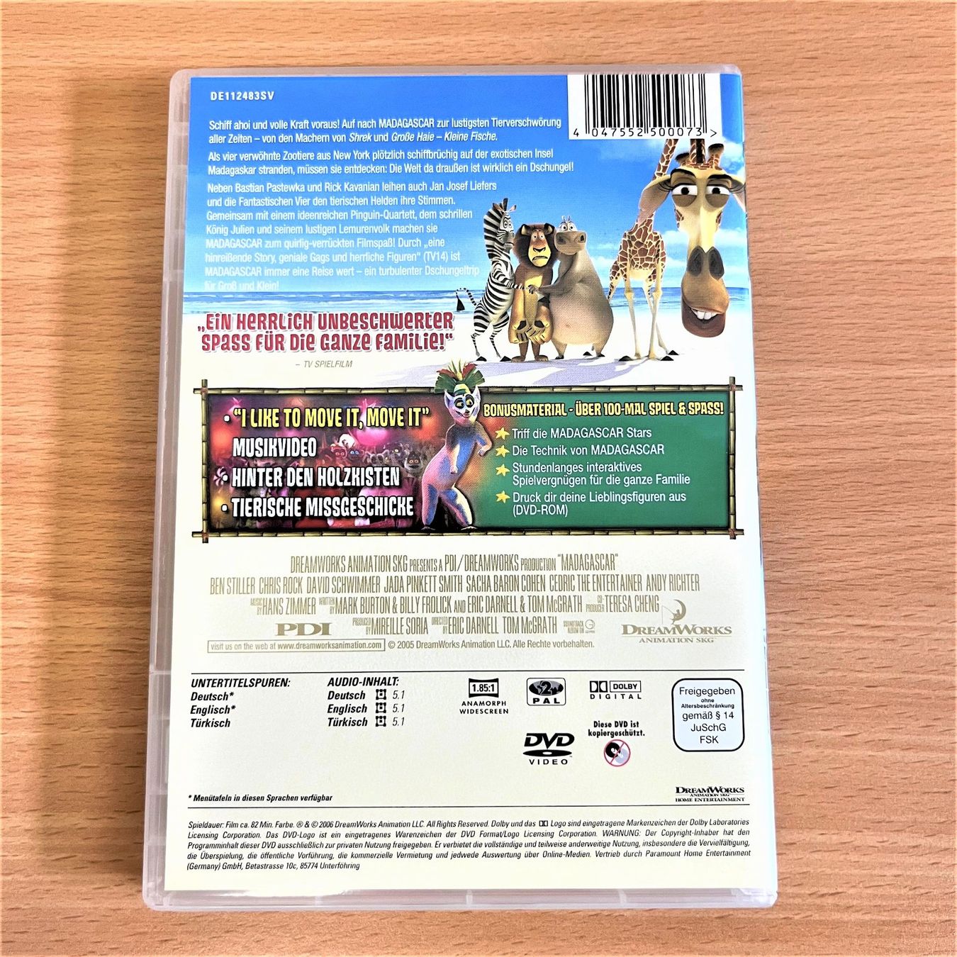 Tutti i DVDs: DVD - Madagascar – Usato da Amlikon-Bissegg venduto da riestig 2