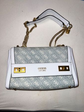 Blaue Guess Handtasche