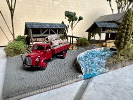 Diorama Sägemühle Faller B231 + B288 - Spur HO!