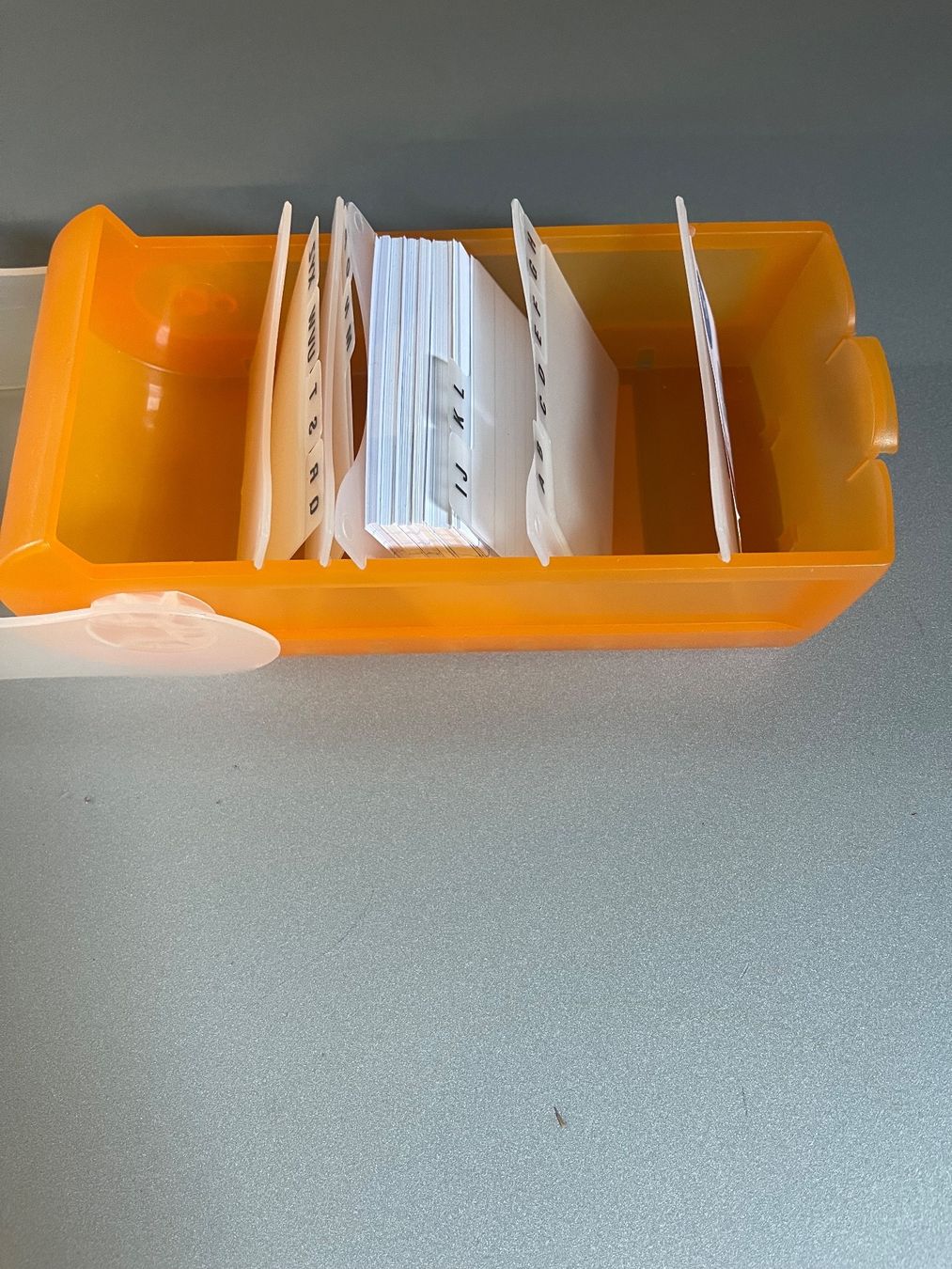 Altro materiale scolastico: Karteikarten Box mit Aplphabet – Nuovo (secondo la descrizione) da Wil SG venduto da WauWauBoutique 1