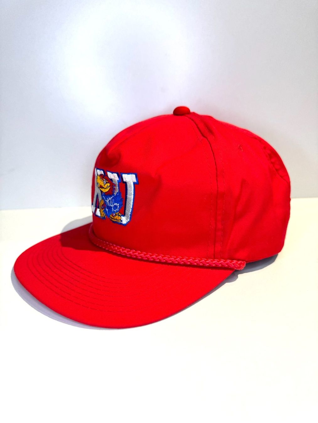 Hüte, Mützen & Caps: VINTAGE 90s KANSAS UNIVERSITY JAYHAWKS STRAPBACK CAP HAT – Gebraucht aus Cortaillod von Stay_Alive_vtg_CAP 2