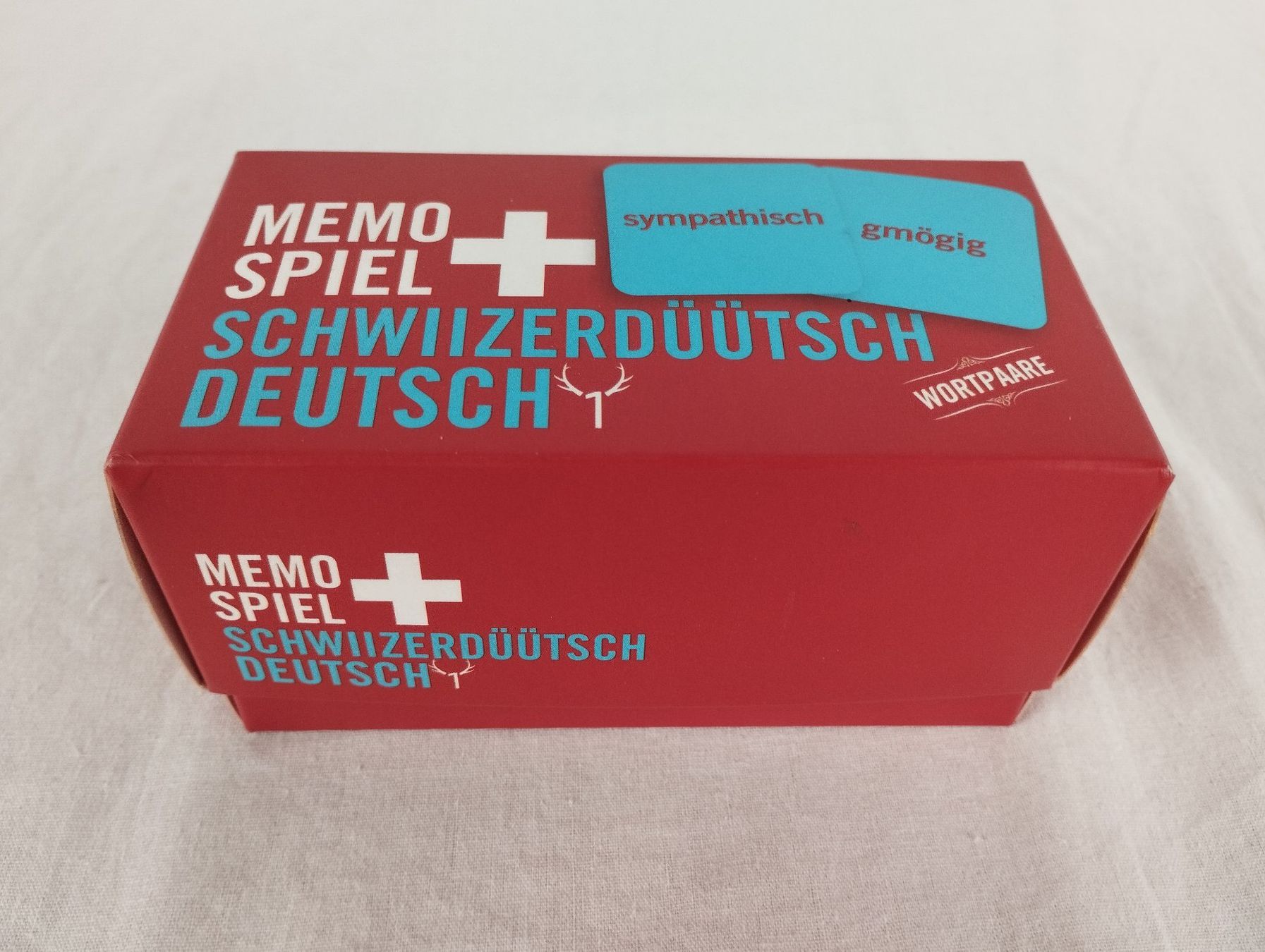 Spiele: FIDEA DESIGN Memo Spiel Schwiizerdüütsch – Gebraucht aus Schübelbach von Restwert_Schubelbach