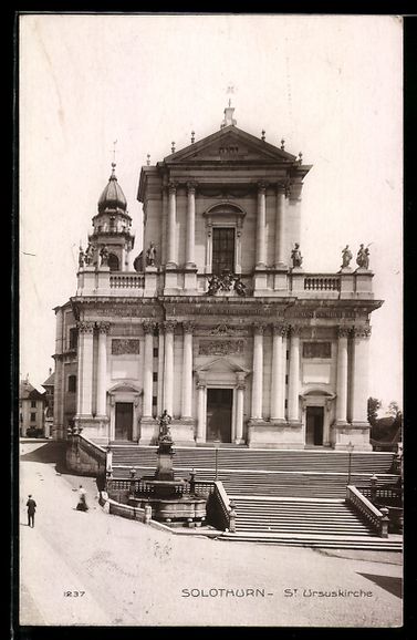 Cartoline postali: AK Solothurn, St. Ursuskirche – Usato da Berlin venduto da bartko-reher