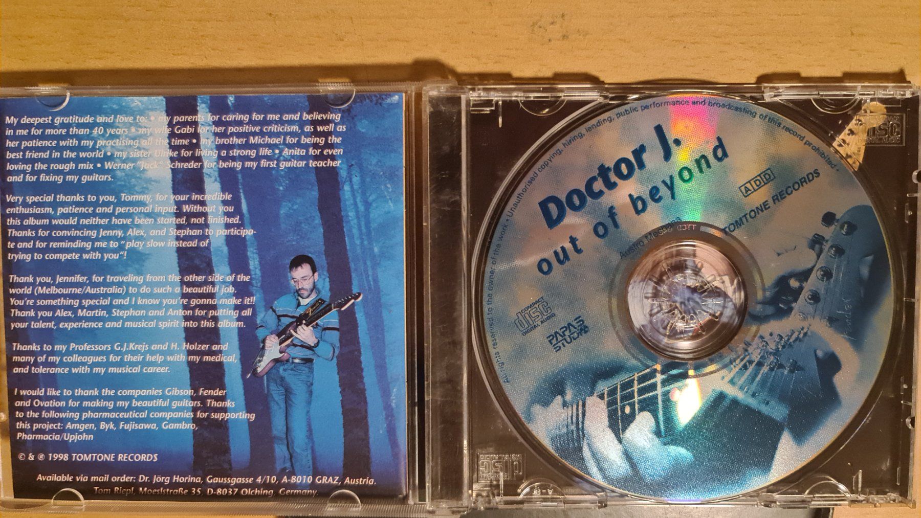 CDs: Doctor J. - Out of Beyond CD – Gebraucht aus Dintikon von Vexi 1