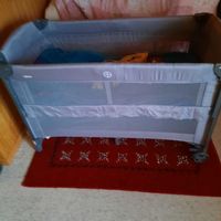 Reisebett Kinderbett grau faltbar guter Zustand