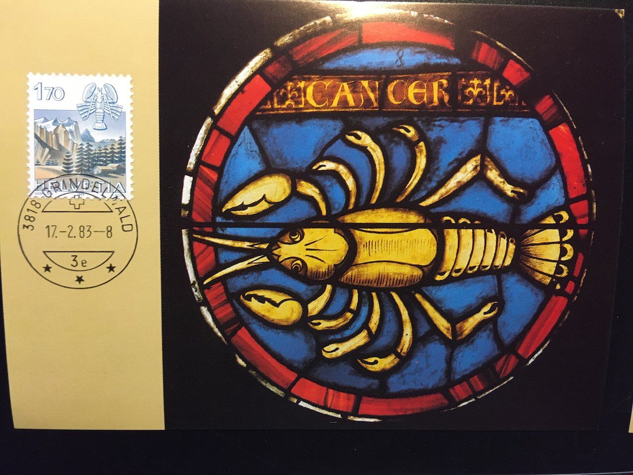 Tous les timbres: 1983 Tierkreiszeichen: 3 Maximumkarten – D'occasion à Nesslau par andi_hon 1
