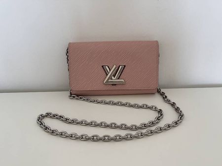 Louis Vuitton Twist Chain Epi Rose Ballerine