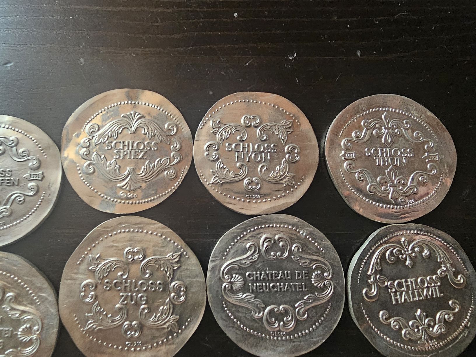 Medaillen: Ab1fr!!☆24 Schweizer Schloss serie☆SILBER☆ – Neu und originalverpackt aus la neuveville von houeka 2