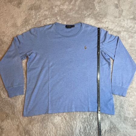 Polo Ralph Lauren Custom Slim Fit Longsleeve Hellblau Gr L