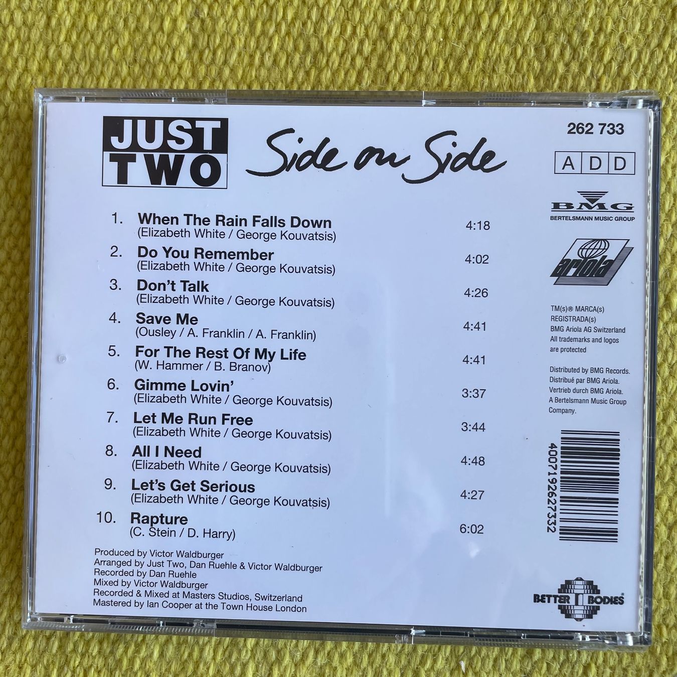 CD: JUST TWO-MIT UNTERSCHRIFTEN SIDE ON SIDE – Usato da Rorschacherberg venduto da CD-Roli 1