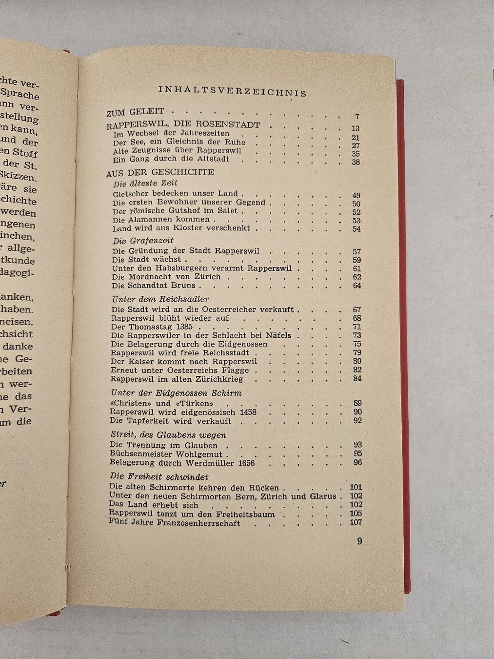 Libri: Rapperswil Heimatkunde Buch 1956 – Usato da Wangen SZ venduto da Auction-Sea 5