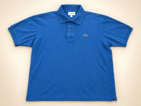 Polo Lacoste - Bleu - excellent état - Taille M