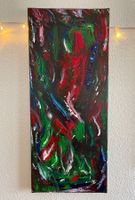 Abstraktes Leinwandgemälde „Harmonie“ 30x70 Einzelstück