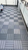 Balkonplatten WPC Kunststoff grau gebraucht Zustand