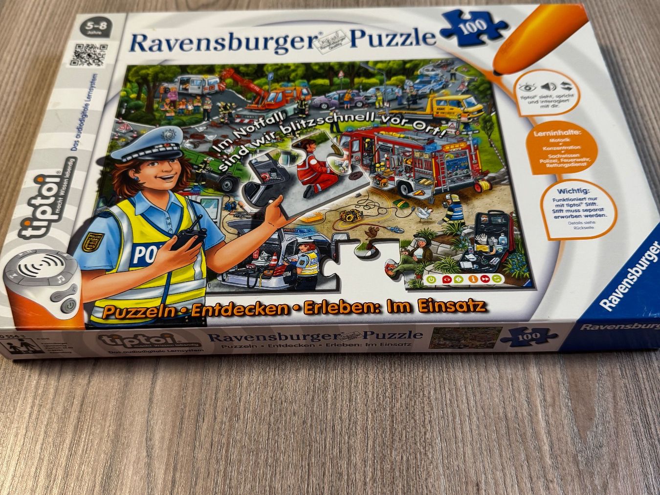 Ravensburger Puzzle: Ravensburger Tiptoi Puzzle "Im Einsatz" 100 Teile, komple... – Usato da Diegten venduto da Sandor29388