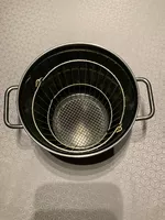 Spargel- Spaghettipfanne aus Inox