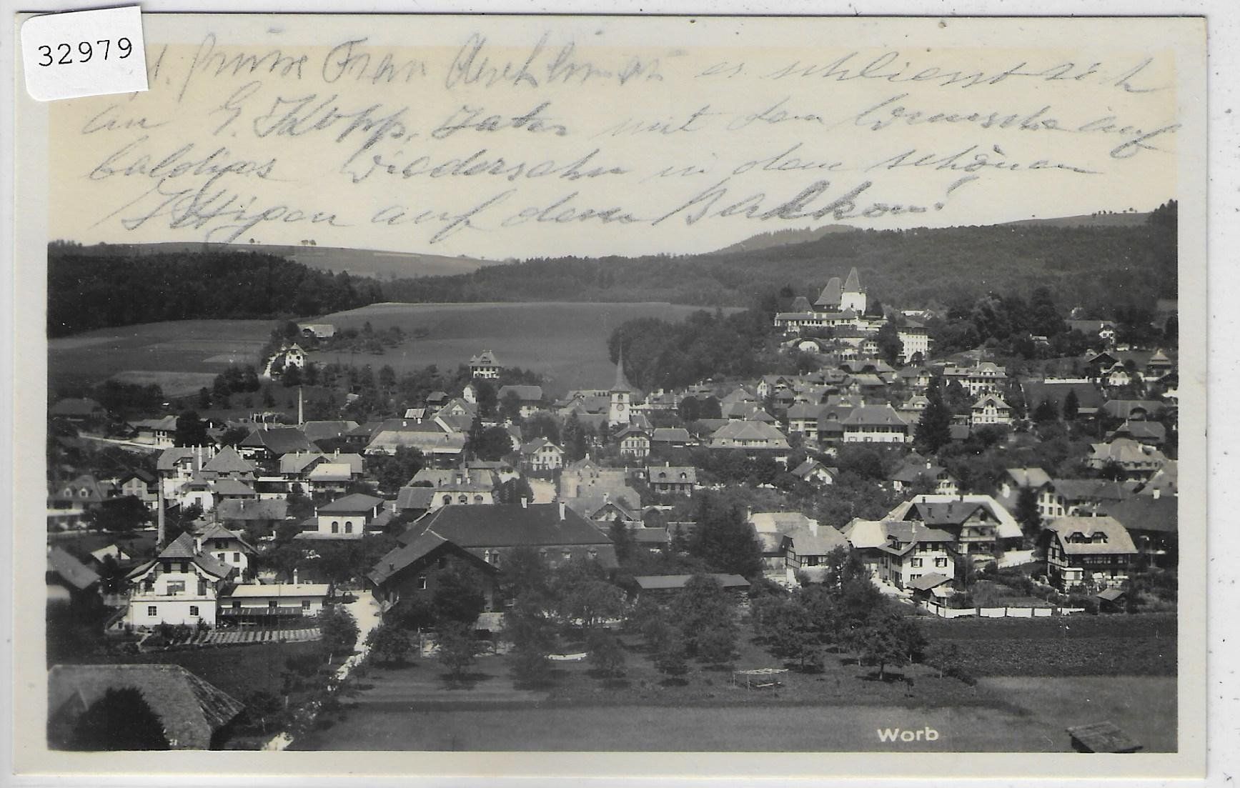 Cartoline postali: Worb - Generalansicht – Usato da Ettingen venduto da Kartenplanet