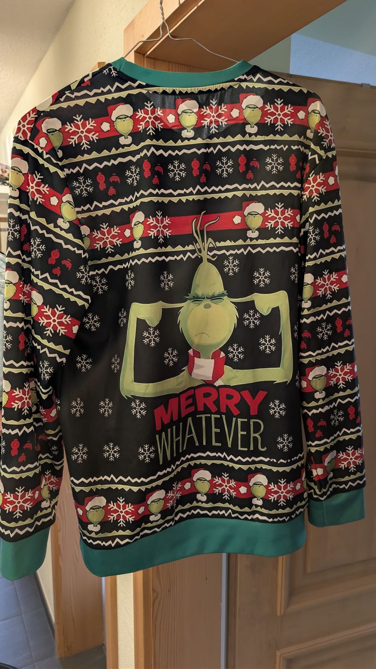 Maglioni & Felpe: Grinch Pullover Merry Whatever schwarz bunt neu – Nuovo (secondo la descrizione) da Adelboden venduto da Markusandra 2