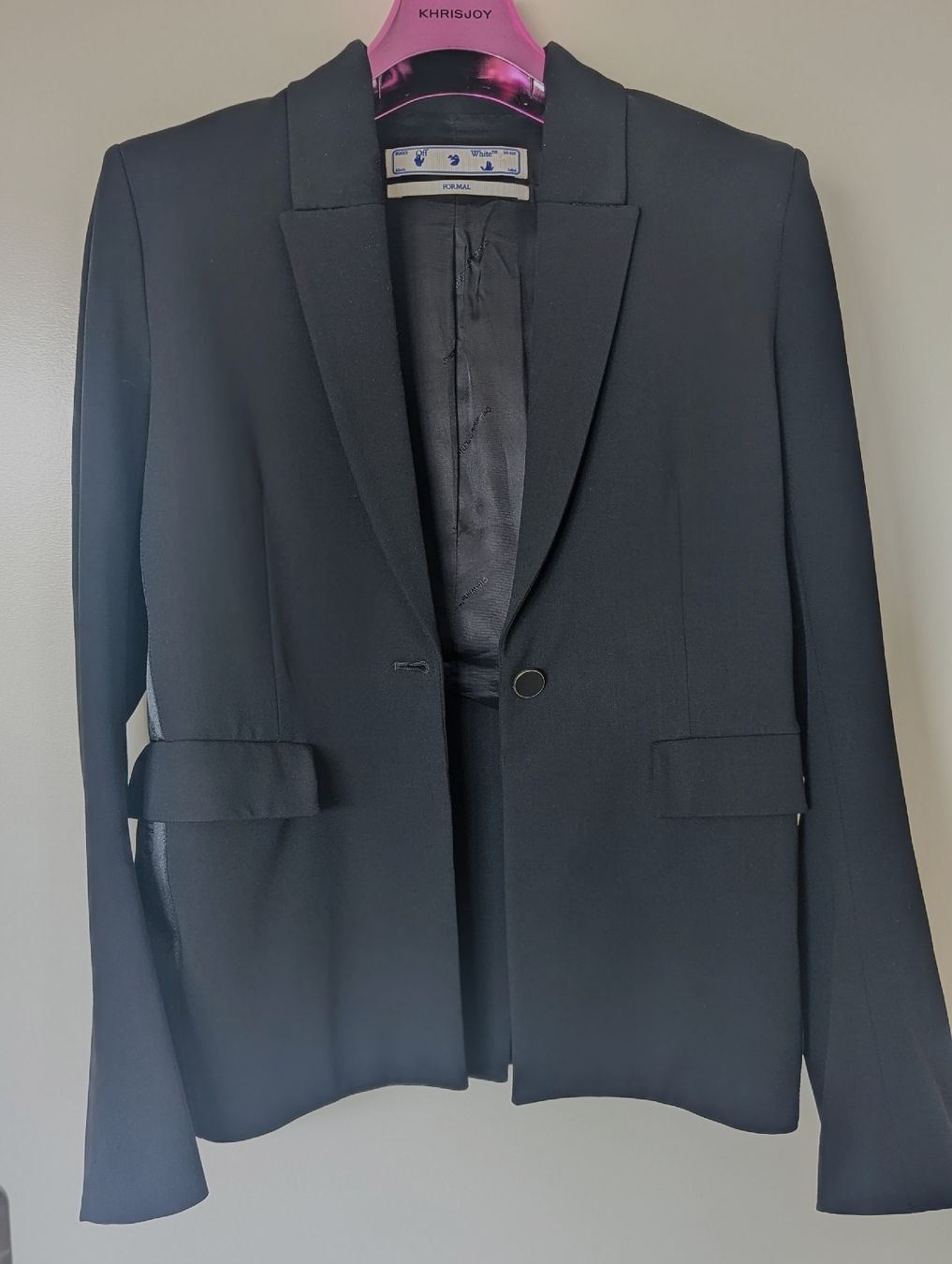 Off-White Giacche: Off-White Black Blazer - Perfect Condition/ New Price 1900.- – Usato da Basel venduto da katrin984