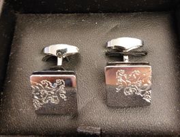 NEU: Edle Manschettenknöpfe silbrig von ETON