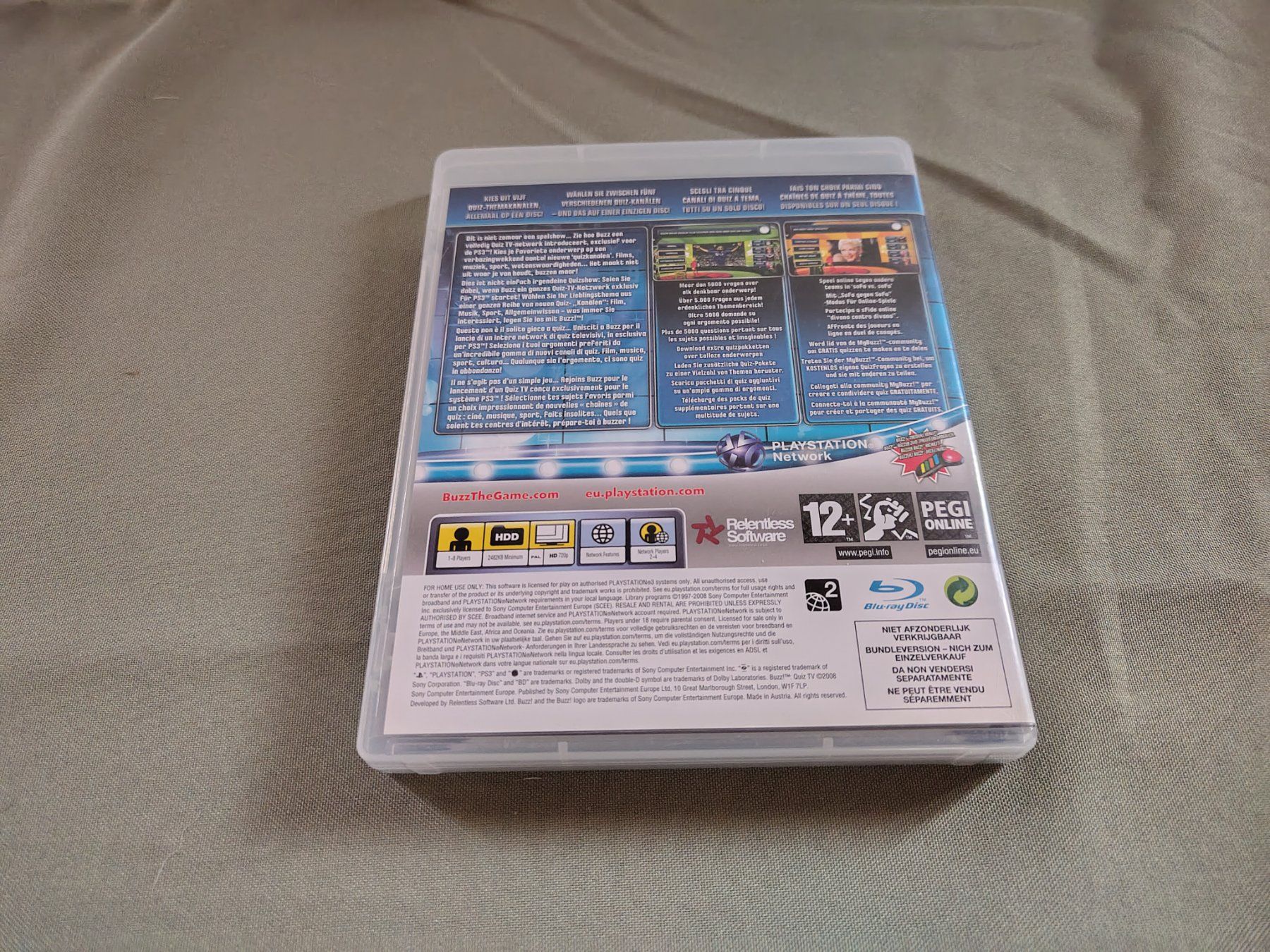 Sony Spiele: Jeu PS3 Buzz!: Quiz TV – Gebraucht aus Saxon von dan_drn5 3