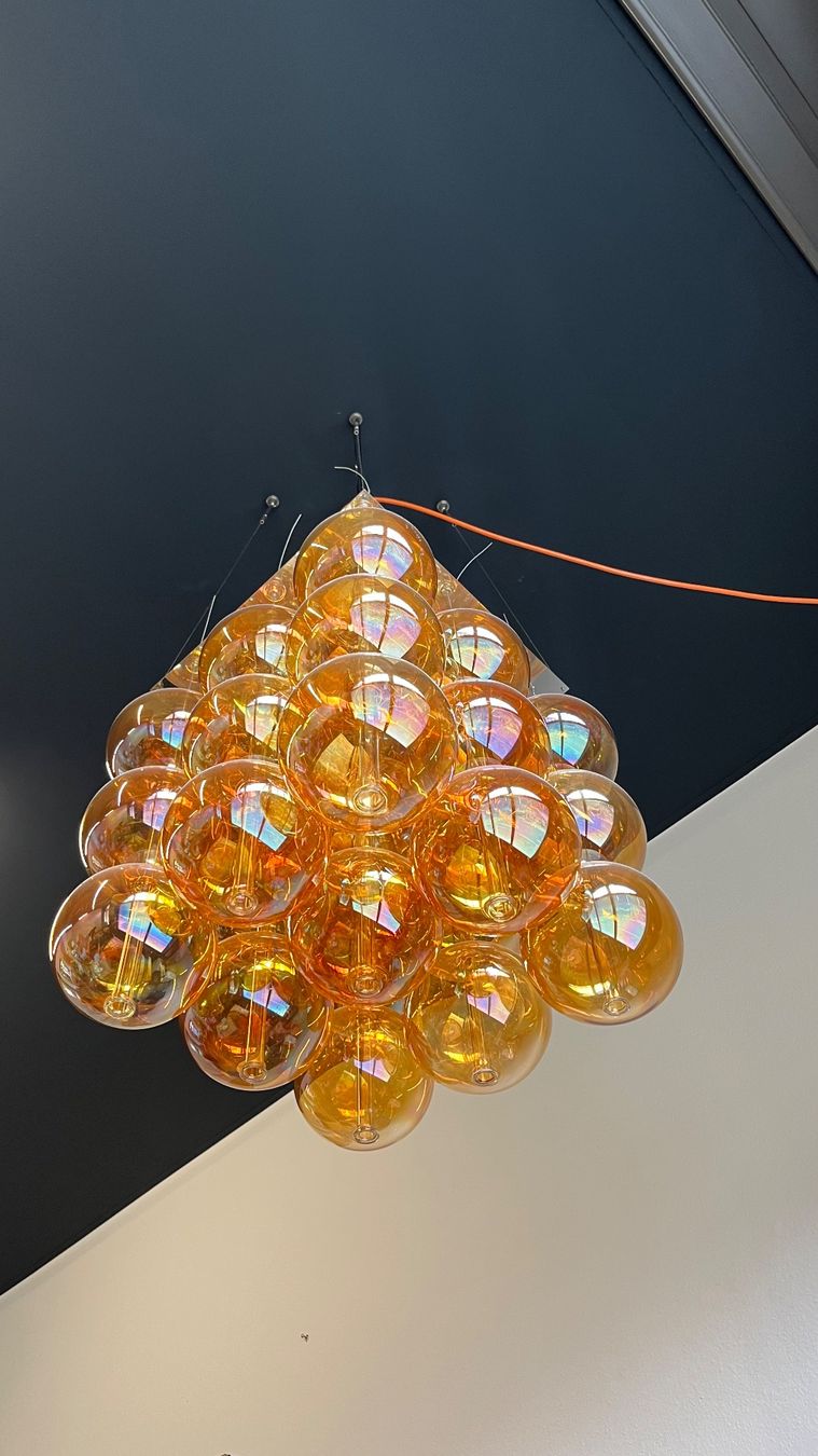 Lampade: Lampe "27 Spheres Orange" - Johanna Grawunder – Usato da Bevaix venduto da Yves2046 3