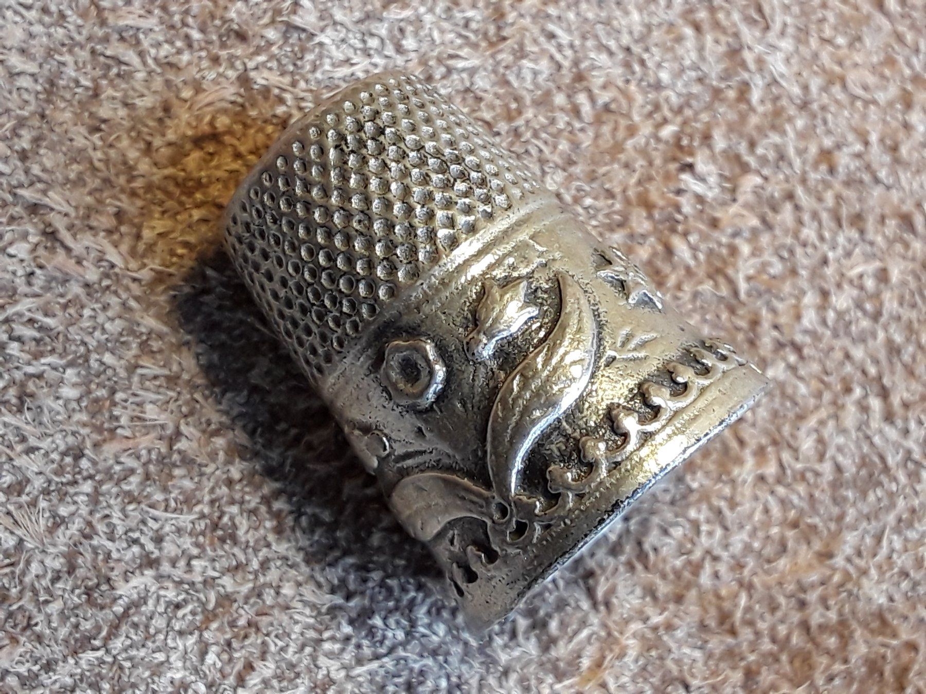Fingerhüte: Antiker Sterling Silber 925 Fingerhut – Gebraucht aus Zürich von helsan 4
