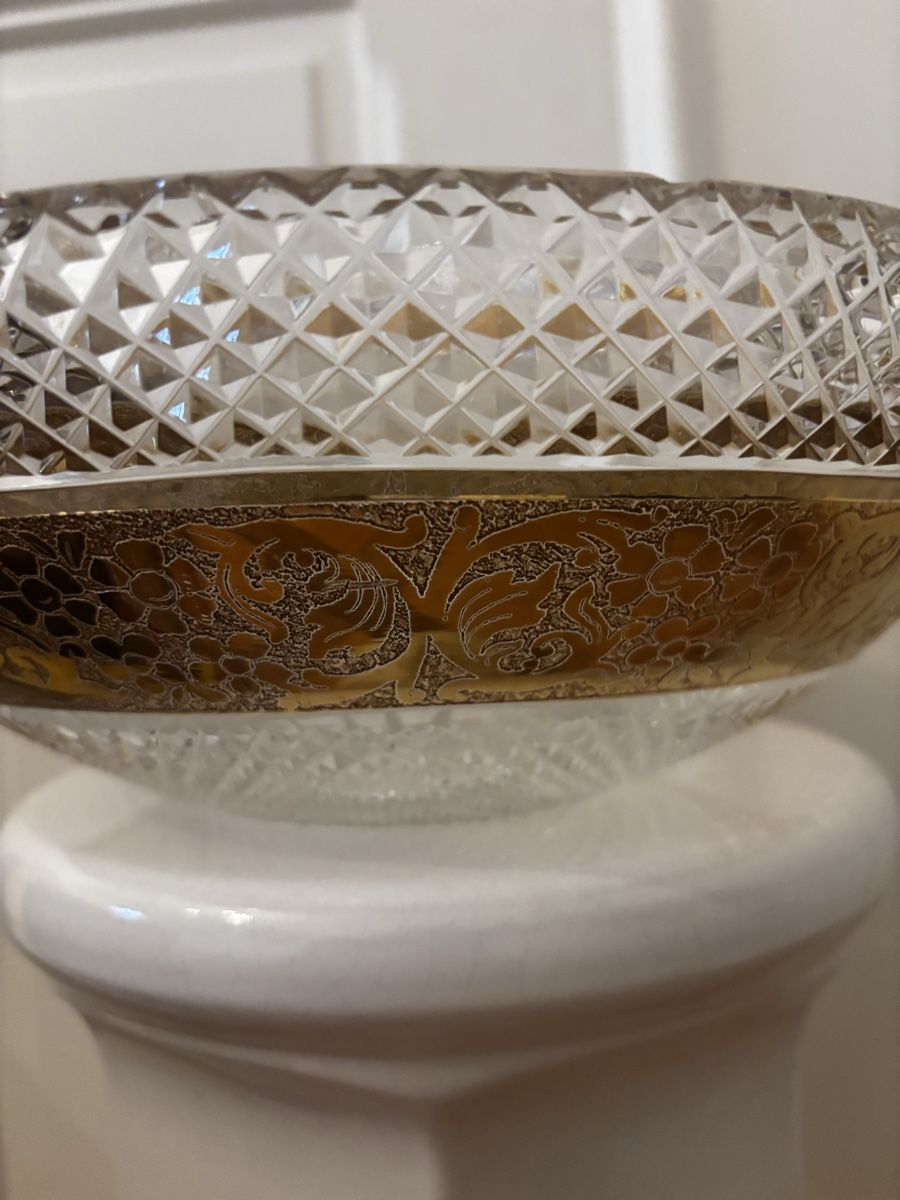Piatti di portata: Splendide centre de table en cristal Moser – Nuovo (secondo la descrizione) da Genève venduto da ati_tj8f 7