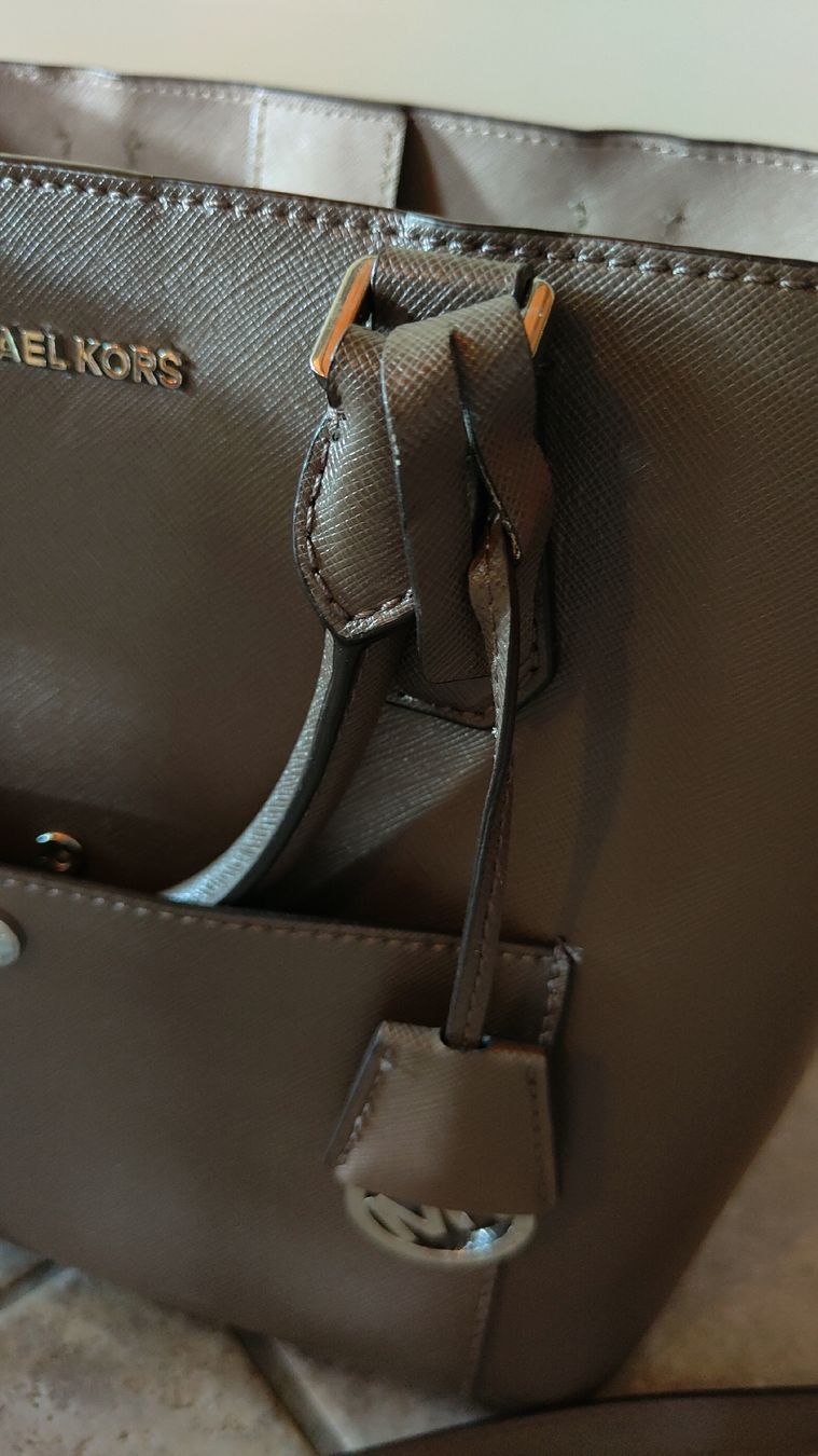 Michael Kors Borse da donna: Michael Kors Greenwich Large Grab Bag Grey – Nuovo e nell'imballaggio originale da Davos Platz venduto da egl_h2gt 1