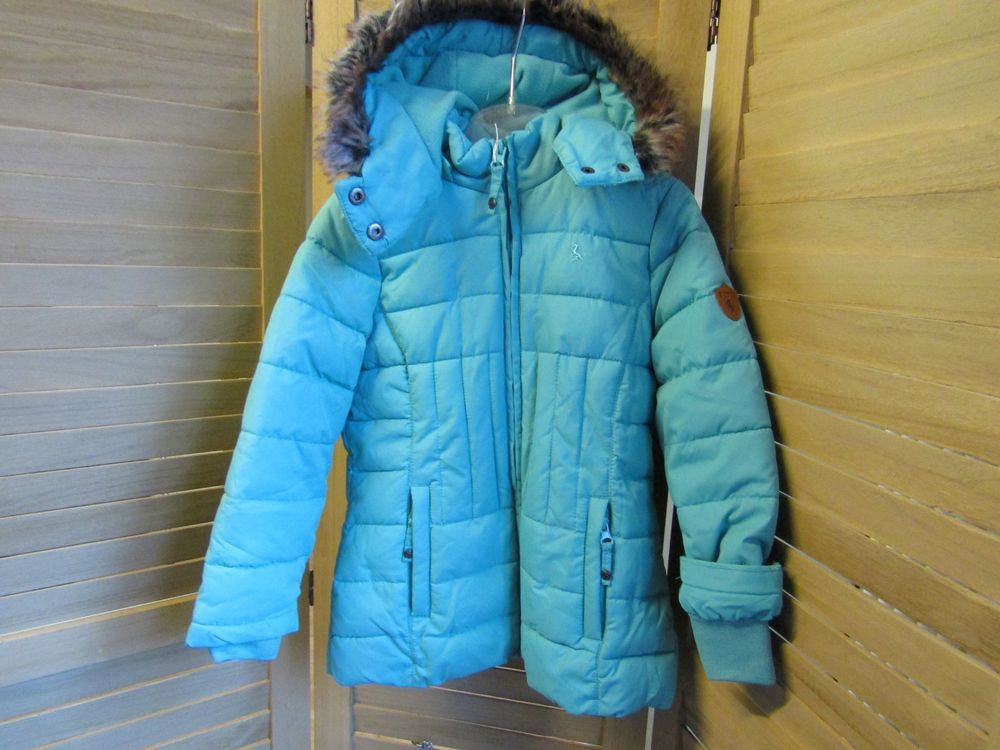 Wunderschone Winterjacke Damen Turkis Ebenbild