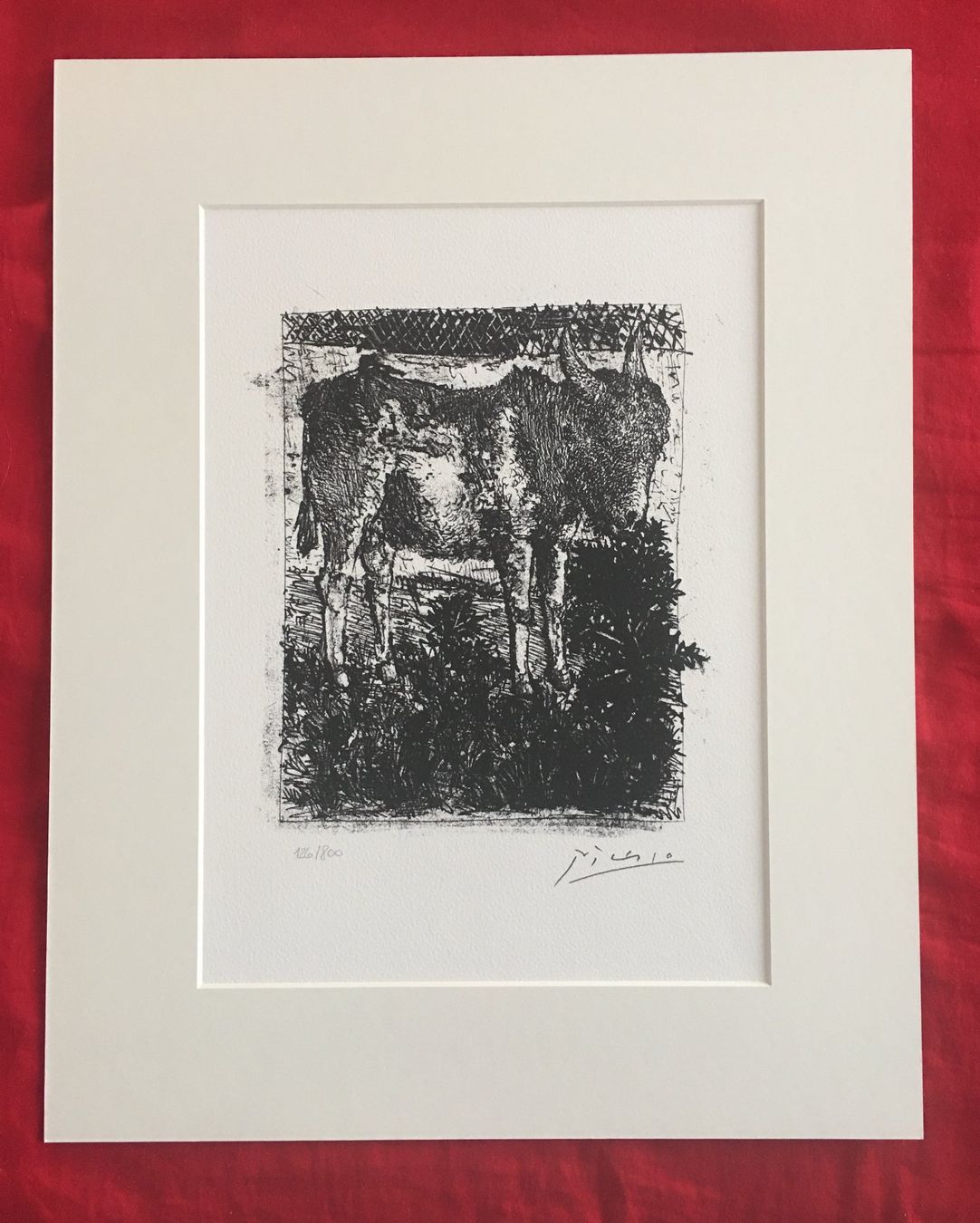 Grafica & Litografie: Pablo Picasso   Buffon Zyklus    "L' Ane"   Lithographie – Usato da Nennigkofen venduto da Sommersonnen