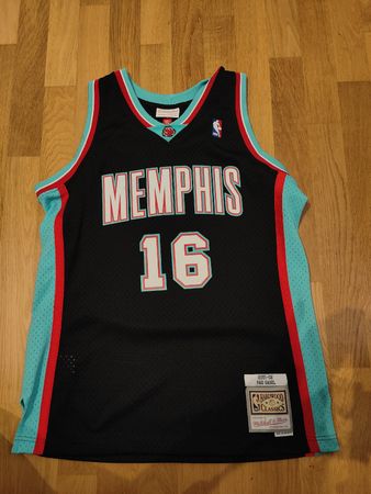 Original Pau Gasol Memphis Grizzlies Jersey, Grösse L