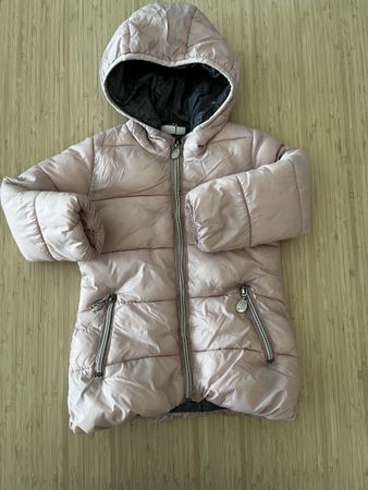 Doudoune rose fille taille 80 (12 mois) ans bon état