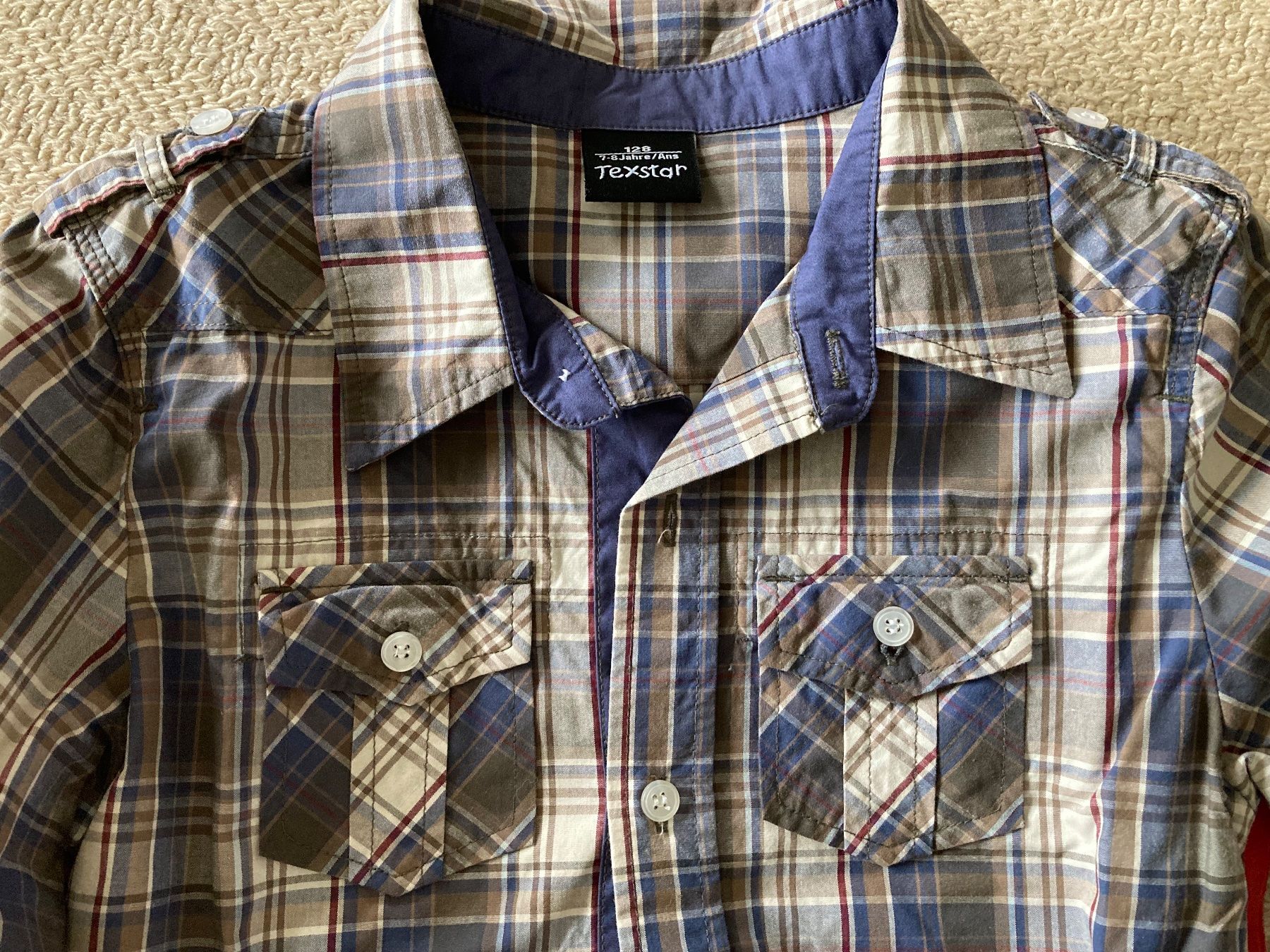 Camicie, T-shirt & Polo: Hemd Gr. 128 Texstar – Usato da Safnern venduto da mutti2289 1