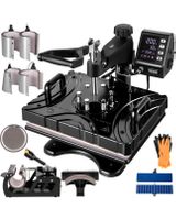 + VEVOR Transferpresse T-Shirtpresse 10in1 Heißpresse