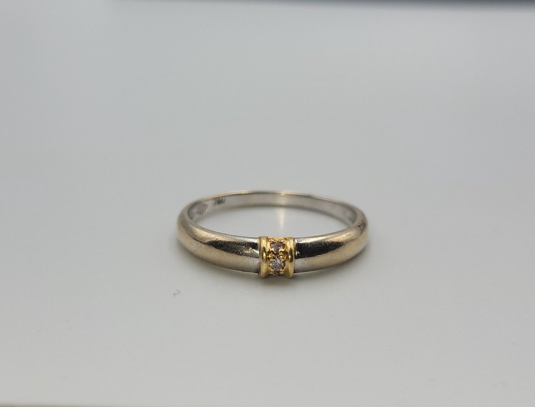 Ringe: 18 Karat 750 Bicolor Gold Ring Mit Diamanten – Gebraucht aus Wald ZH von Dasilver 4