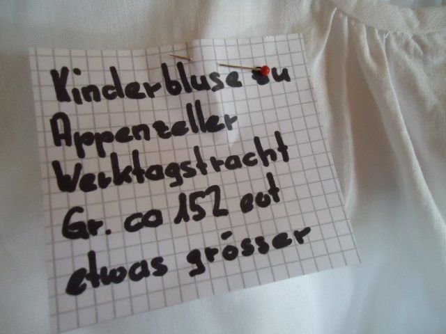 Camicette, T-shirt & Top: Appenzeller Kinder-Trachtenbluse – Usato da Stein AR venduto da dylesi 5