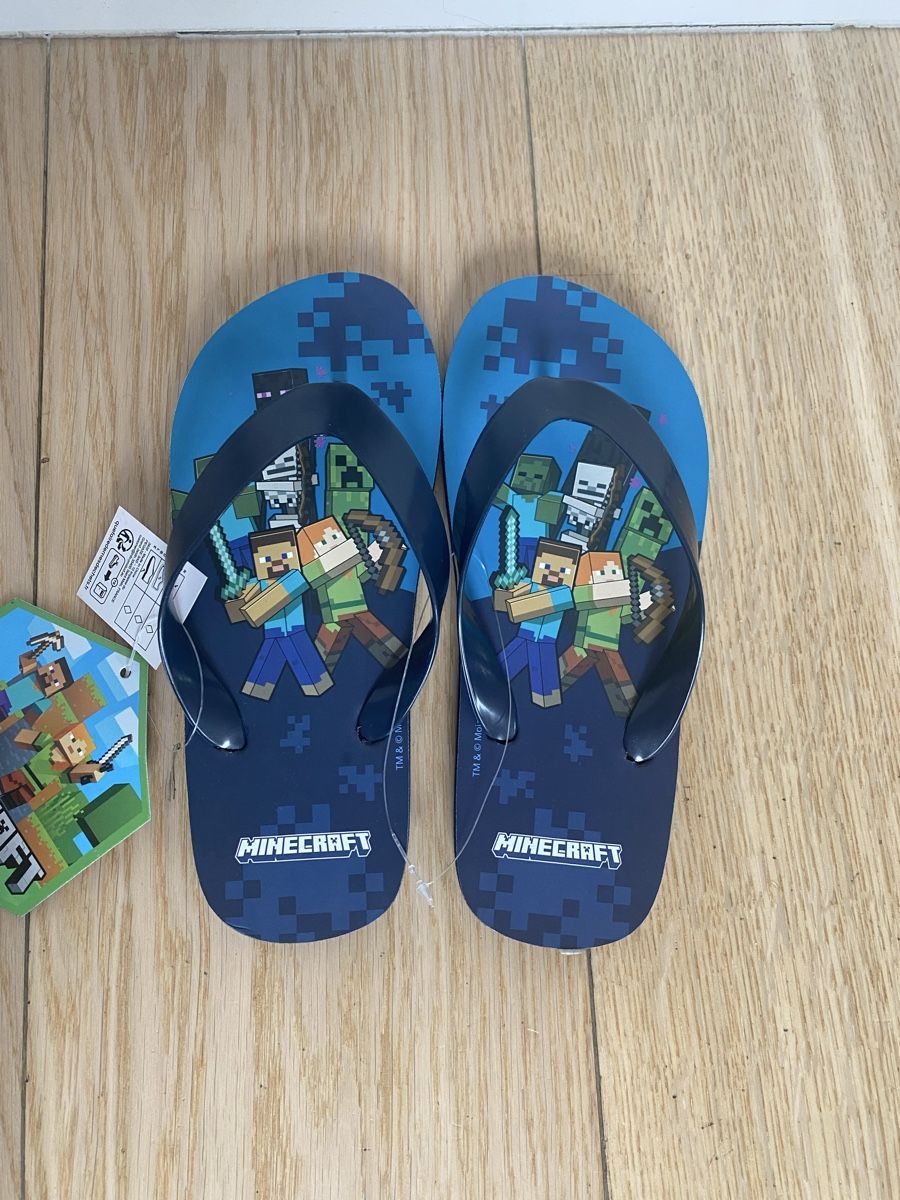 Scarpe per ragazzi: 33 - Neuf - Tongs Minecraft – Nuovo e nell'imballaggio originale da Mex VD venduto da Tania_Or