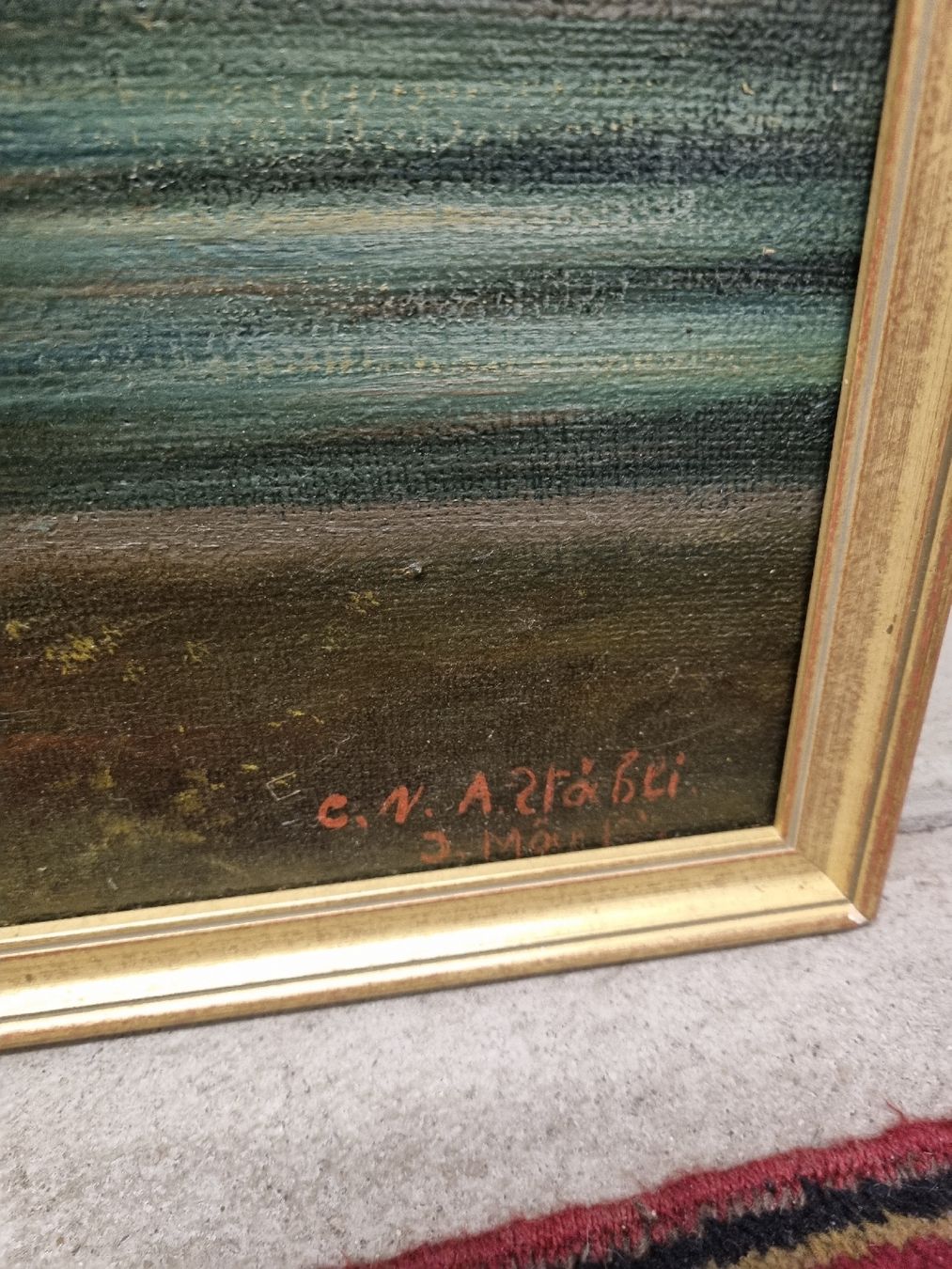 Dipinti: Bild Öl sehr schön – Usato da Ostermundigen venduto da vintage60 2