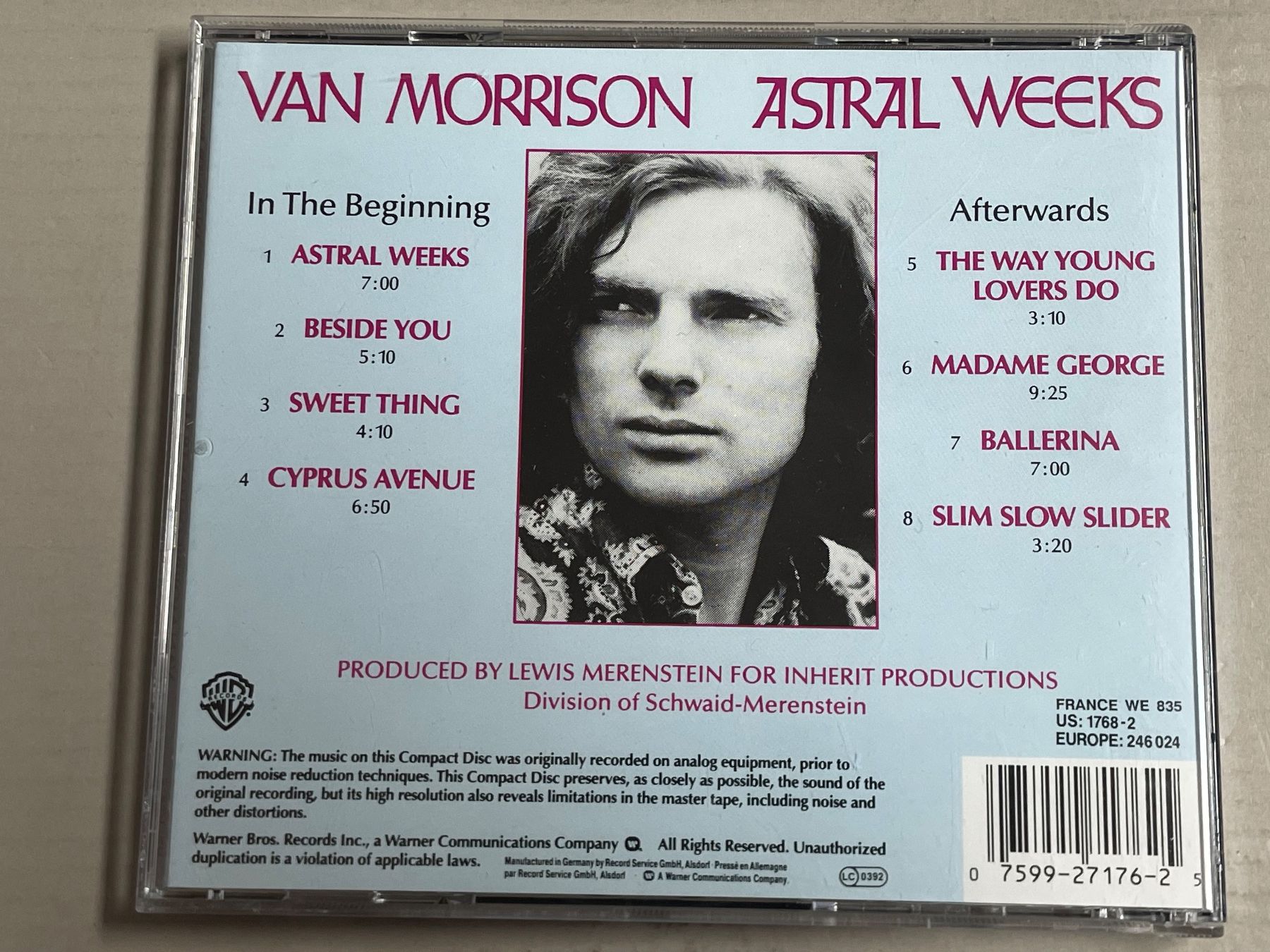 CD: Van Morrison-Astral Weeks-Folk – Usato da Muri b. Bern venduto da AdidasCollector 1